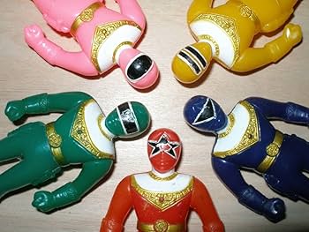 ★超力戦隊オーレンジャー ソフビ　フィギュア 5セット　1995 ☆超力戦隊オーレンジャー ソフビ フィギュア 5セット 1995
